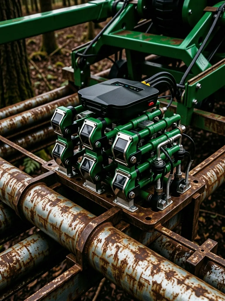 Precision combine harvester components
