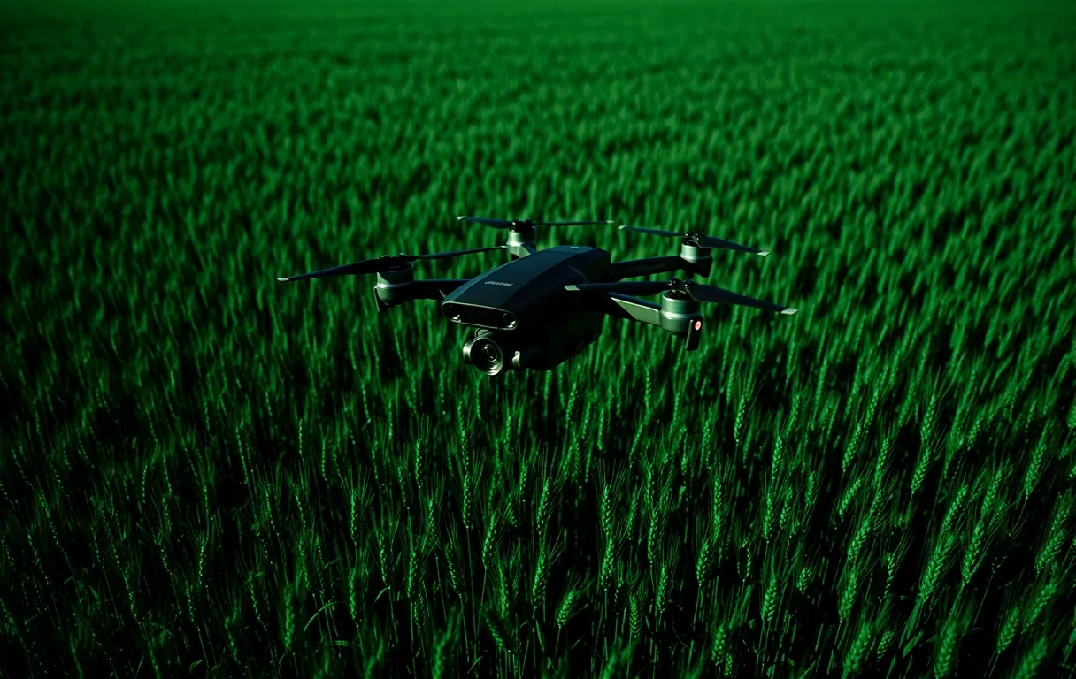 Precision drone scouting visualization